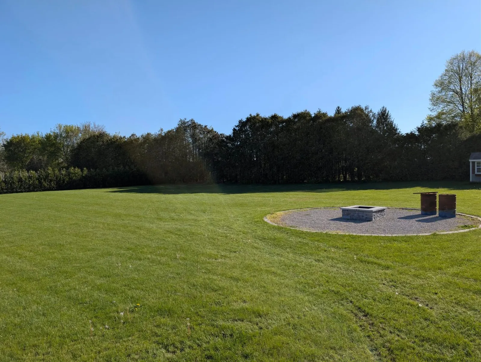 Rural property landscaping